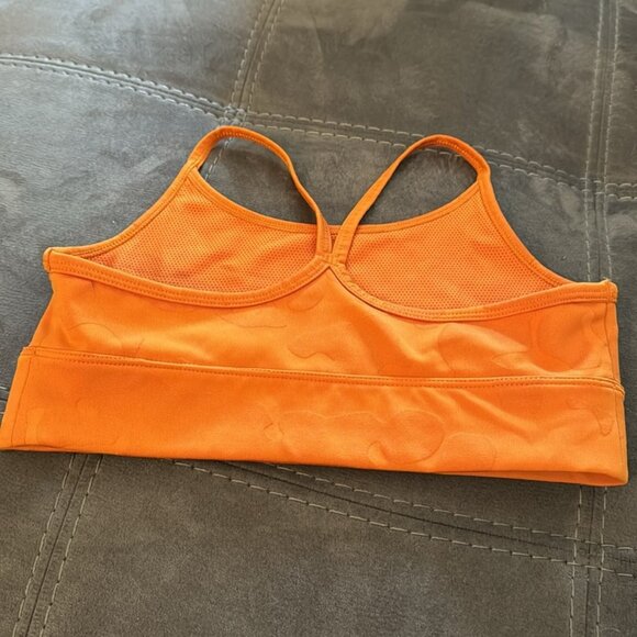 Nike Youth Girls Orange Cheetah Leopard Two Piece Workout Casual Size L - Picture 3 of 4